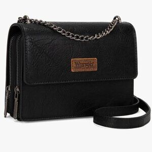 Wrangler crossbody bag small clutch wallet shoulder bag with chain strap.
